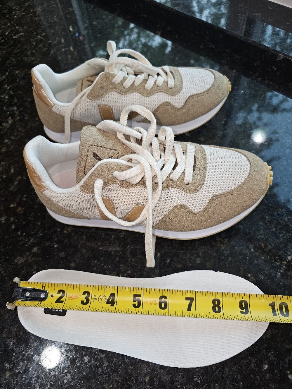 Veja SDU Women's Sneakers in NATURAL PLATINE Sz 7 - Picture 13 of 13